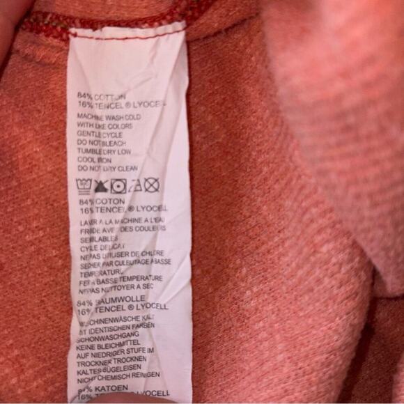 Tommy Bahama Orange Zip Up Sweater with Relaxed Fit Medium - Picture 6 of 10